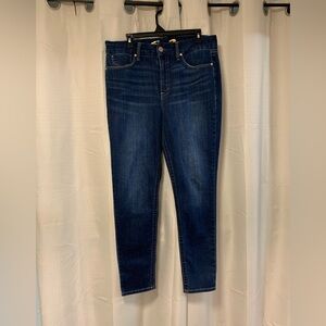 Seven7 Dark Blue Ankle Jeans